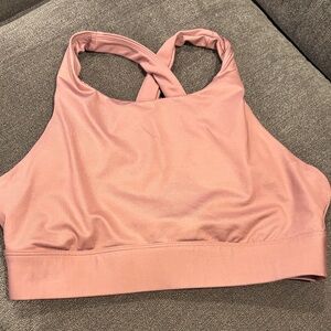 Fabletics Women's Pink Sports Bra - Medium